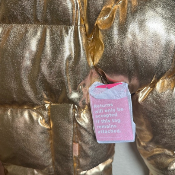 Buddy Love Gold Puffer Jacket - NET - Picture 5 of 5
